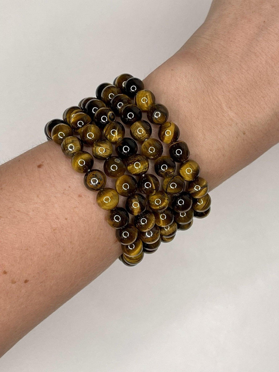 CRYSTAL BRACELETS - amazonite, black obsidian, bracelet, bracelets, dalmatian jasper, energy tool, flash sale, fluorite, garden quartz, garnet, gold sheen obsidian, green, green aventurine, holiday sale, howlite, jewelry, labradorite, lodalite, lodolite, mookaite, morganite, new year sale, prehnite, quartz, rainbow fluorite, rhodonite, rose quartz, snowflake obsidian, sodalite, spring equinox, sunstone, tigers eye, tourmalinated quartz, tourmaline, unakite, wearable - The Mineral Maven