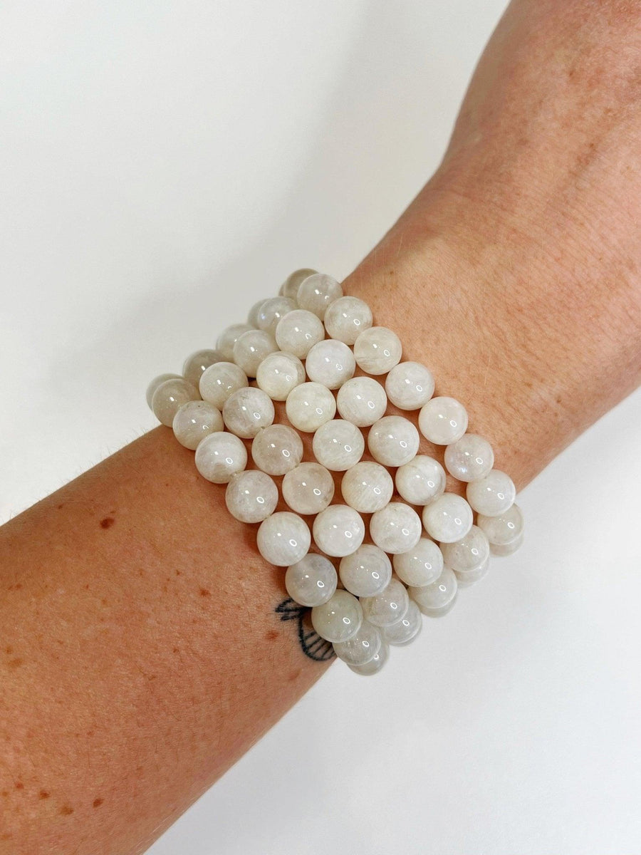 CRYSTAL BRACELETS - amazonite, black obsidian, bracelet, bracelets, dalmatian jasper, energy tool, flash sale, fluorite, garden quartz, garnet, gold sheen obsidian, green, green aventurine, holiday sale, howlite, jewelry, labradorite, lodalite, lodolite, mookaite, morganite, new year sale, prehnite, quartz, rainbow fluorite, rhodonite, rose quartz, snowflake obsidian, sodalite, spring equinox, sunstone, tigers eye, tourmalinated quartz, tourmaline, unakite, wearable - The Mineral Maven