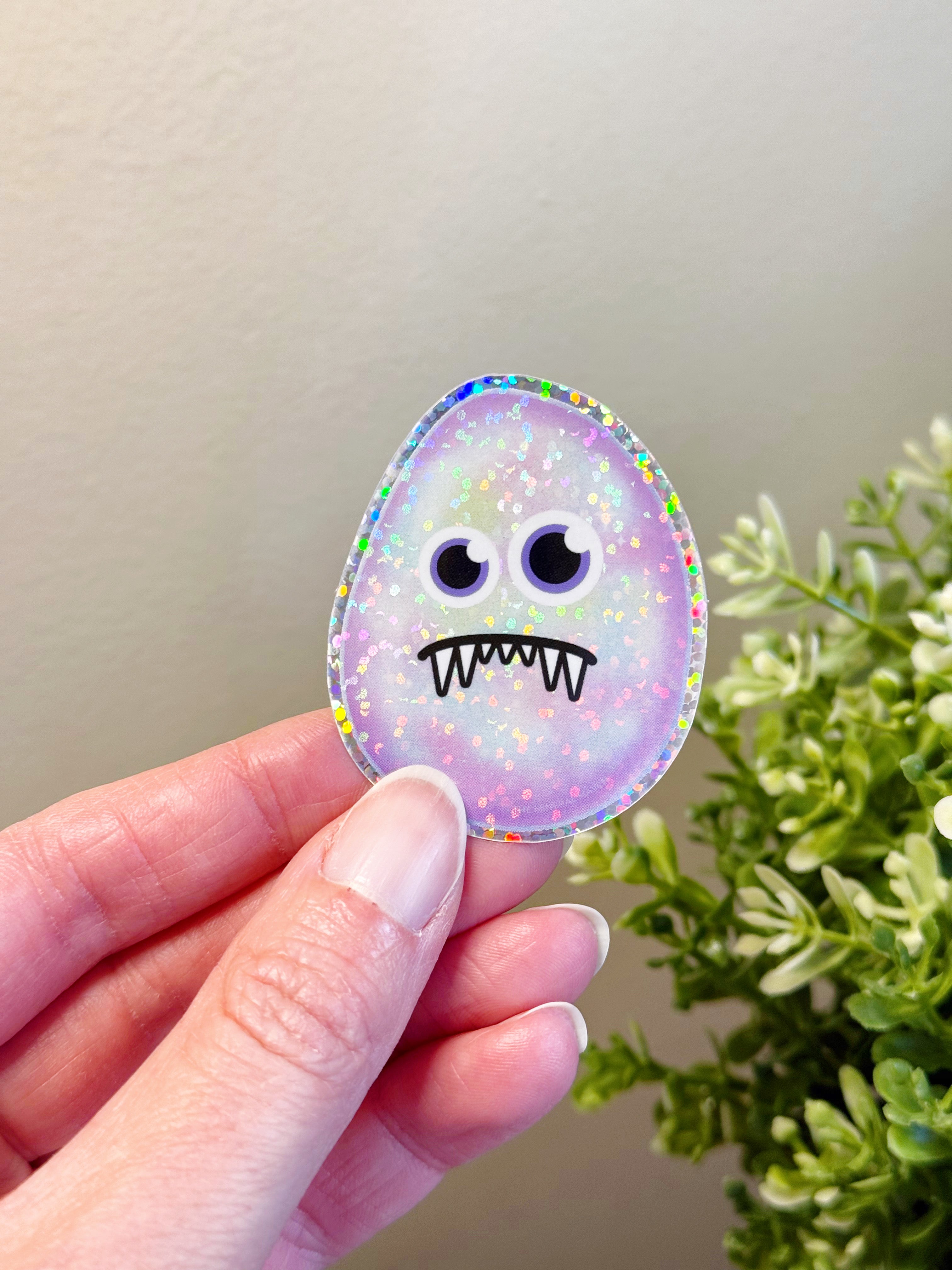CRYSTAL MONSTER STICKERS - crystal monsters, energy tool, merch, recently added, spring things, sticker - The Mineral Maven