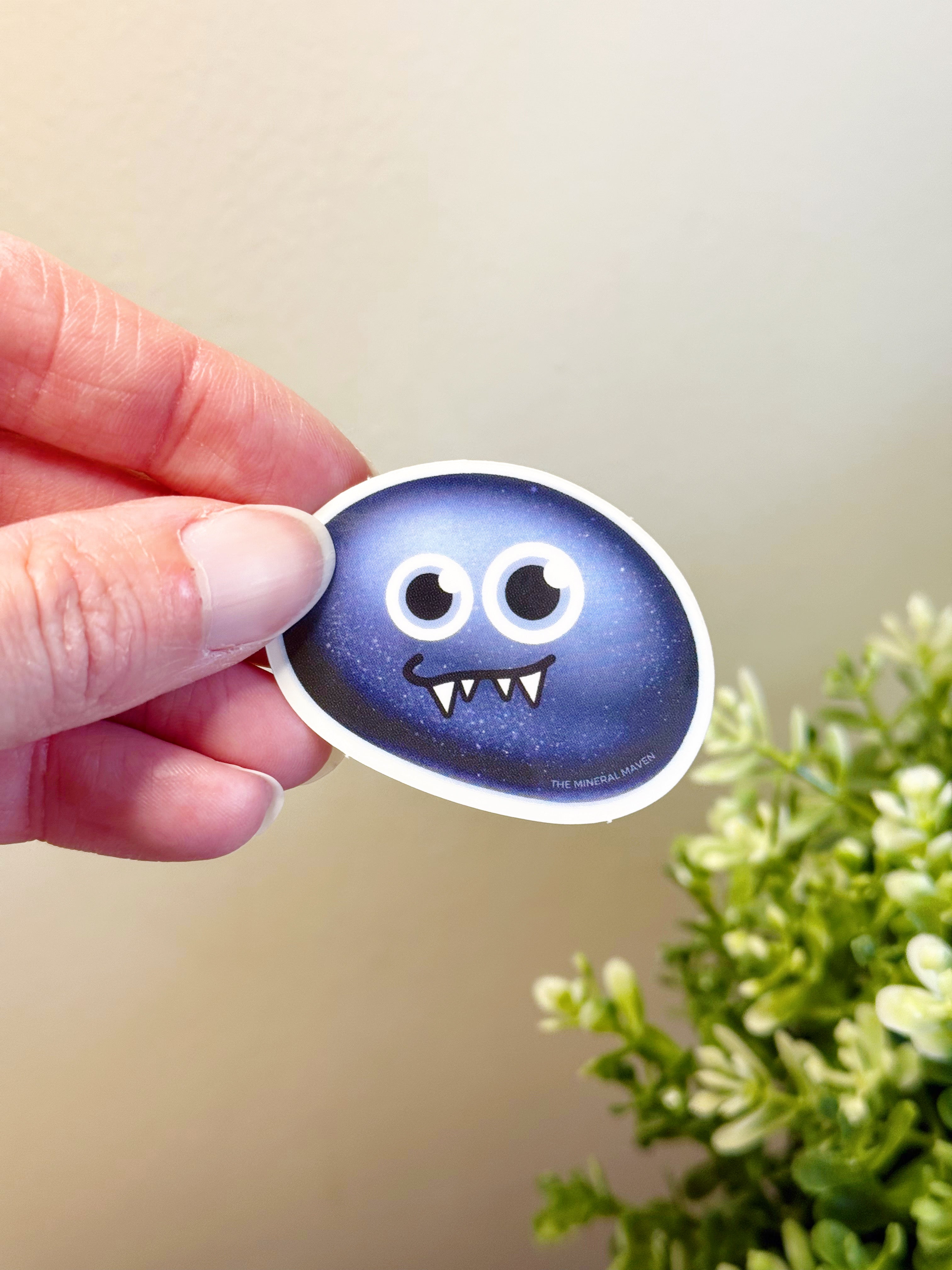 CRYSTAL MONSTER STICKERS - crystal monsters, energy tool, merch, recently added, spring things, sticker - The Mineral Maven