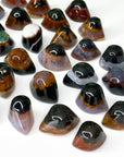 "CYCLOPS SARDONYX" BANDED AGATE - agate, banded agate, Black Friday sale, bulk, cyclops sardonyx, leo season, pocket crystal, pocket crystals, pocket stone, protection gift bundle, sardonyx, Scorpio Season - The Mineral Maven