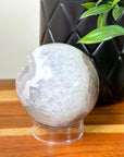 DRUZY AGATE SPHERE 7 - agate, Black Friday sale, druzy agate, googly agate, googly eye, googly eye agate, one of a kind, sphere, statement piece - The Mineral Maven