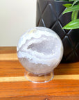 DRUZY AGATE SPHERE 7 - agate, Black Friday sale, druzy agate, googly agate, googly eye, googly eye agate, one of a kind, sphere, statement piece - The Mineral Maven