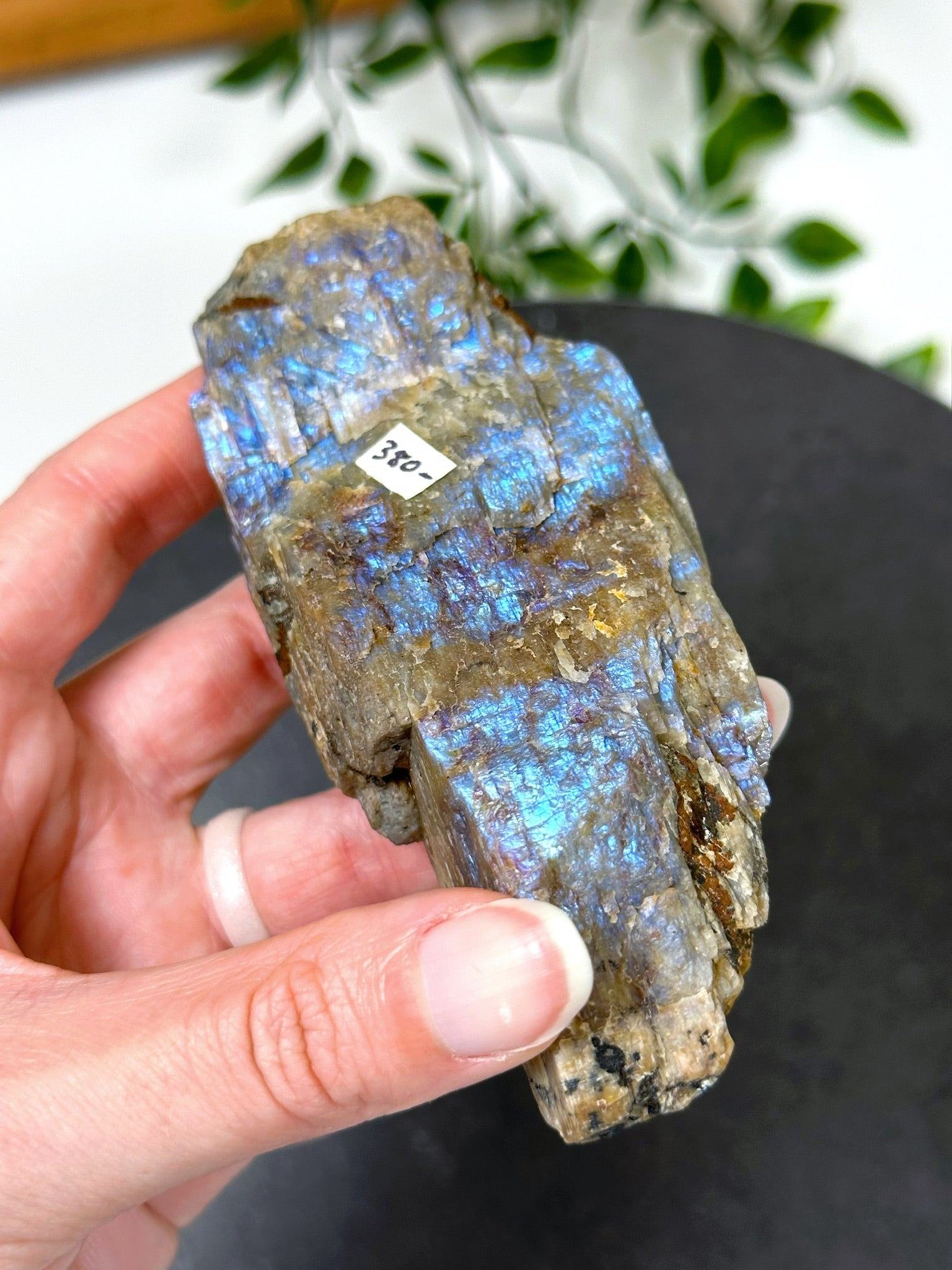 ELECTRIC BLUE MOONSTONE 2 (WISCONSIN) - Black Friday sale, blue moonstone, electric blue moonstone, moonstone, once in a blue moon, one of a kind, Wisconsin moonstone - The Mineral Maven