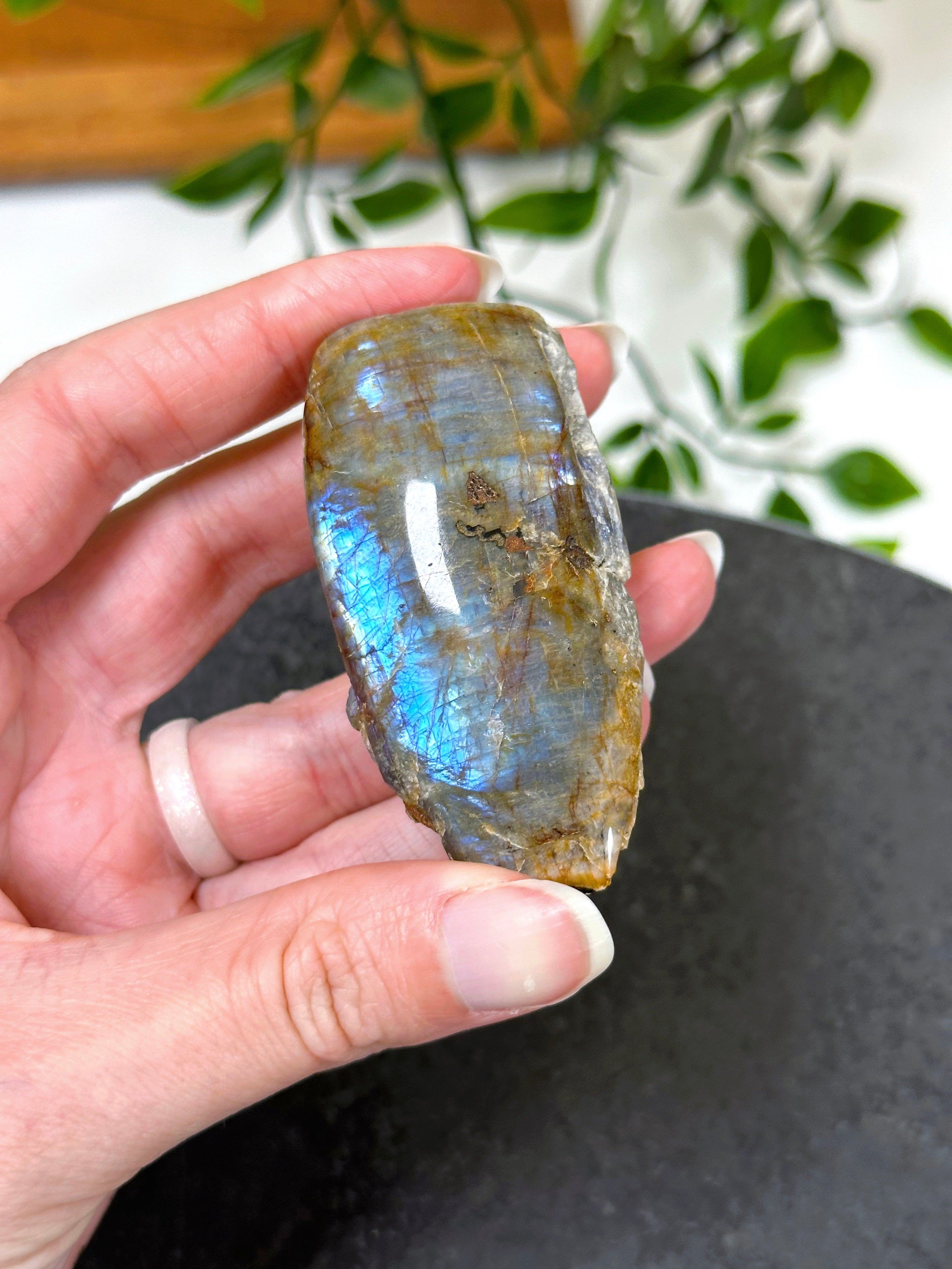 ELECTRIC BLUE MOONSTONE 6 (WISCONSIN) - Black Friday sale, blue moonstone, electric blue moonstone, moonstone, once in a blue moon, one of a kind, Wisconsin moonstone - The Mineral Maven
