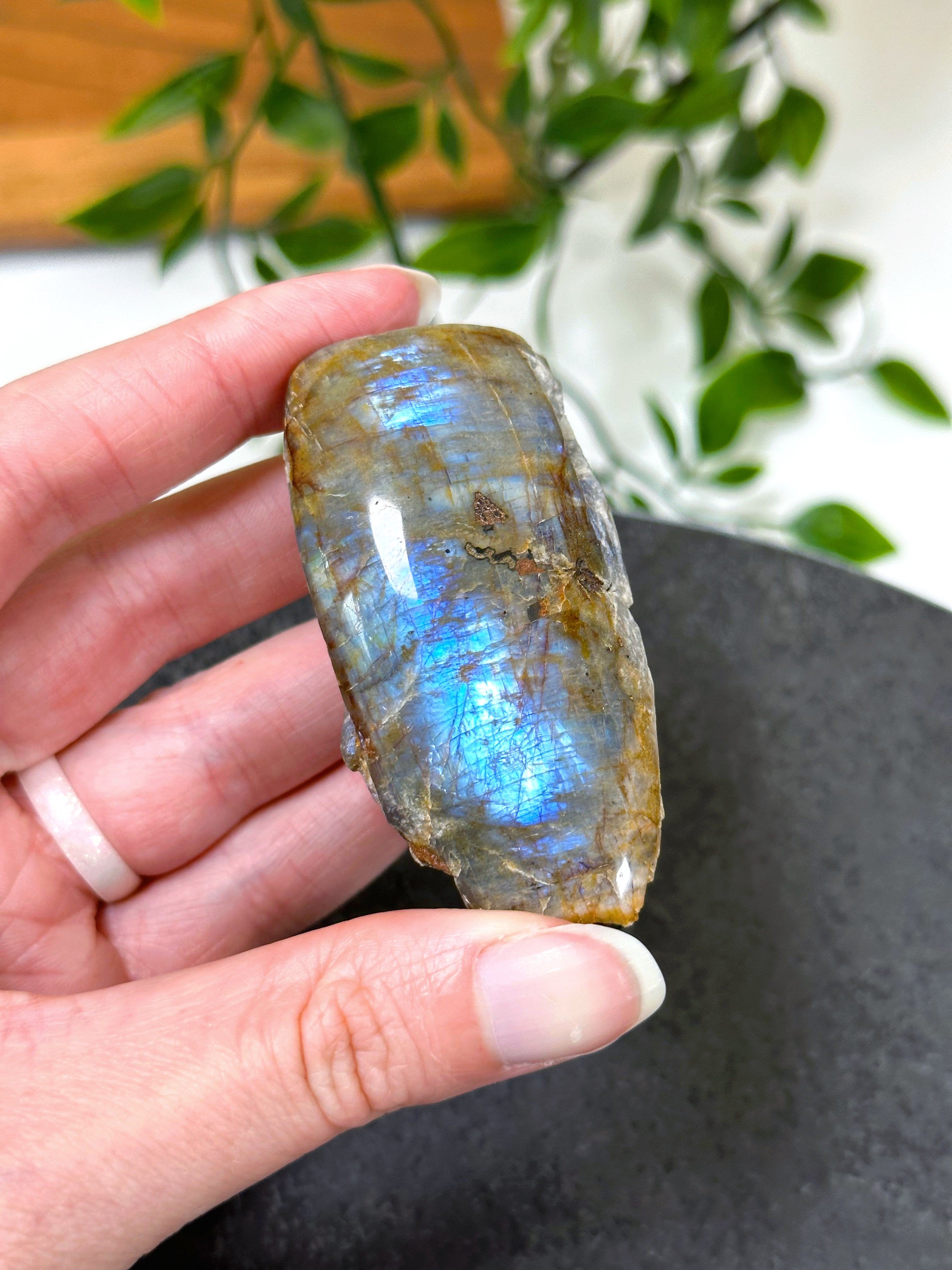 ELECTRIC BLUE MOONSTONE 6 (WISCONSIN) - Black Friday sale, blue moonstone, electric blue moonstone, moonstone, once in a blue moon, one of a kind, Wisconsin moonstone - The Mineral Maven