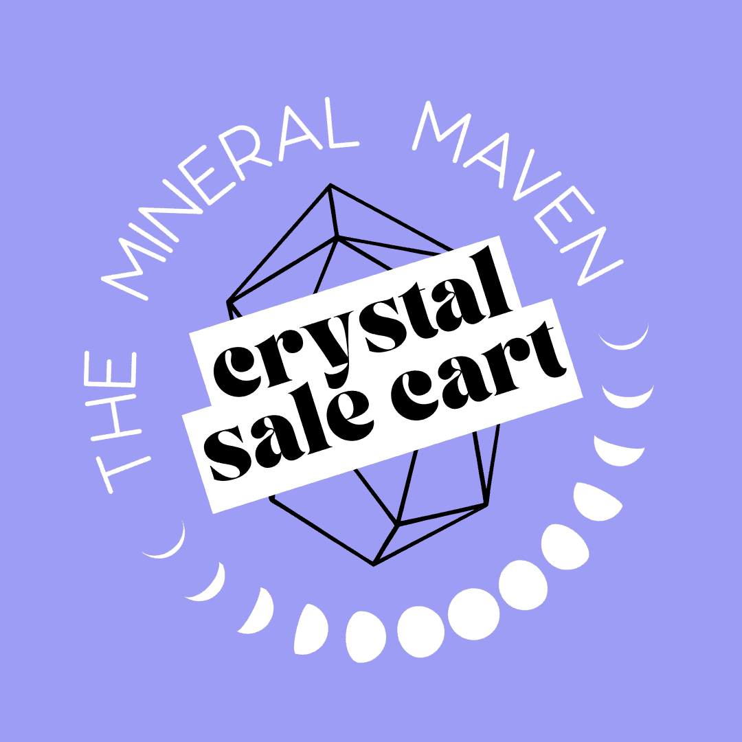 emonthemoon_ Sale Cart 4/12 - april, crystal cart, story sale cart, weekly sales - The Mineral Maven