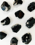ERONGO BLACK TOURMALINE - RAW - 2025 vibes, 3 year anny, 3 year anny box, Black Friday sale, black tourmaline, crystals for beginners, new year sale, raw crystal, raw stone, rough crystal, Rough Stone, Scorpio Season - The Mineral Maven