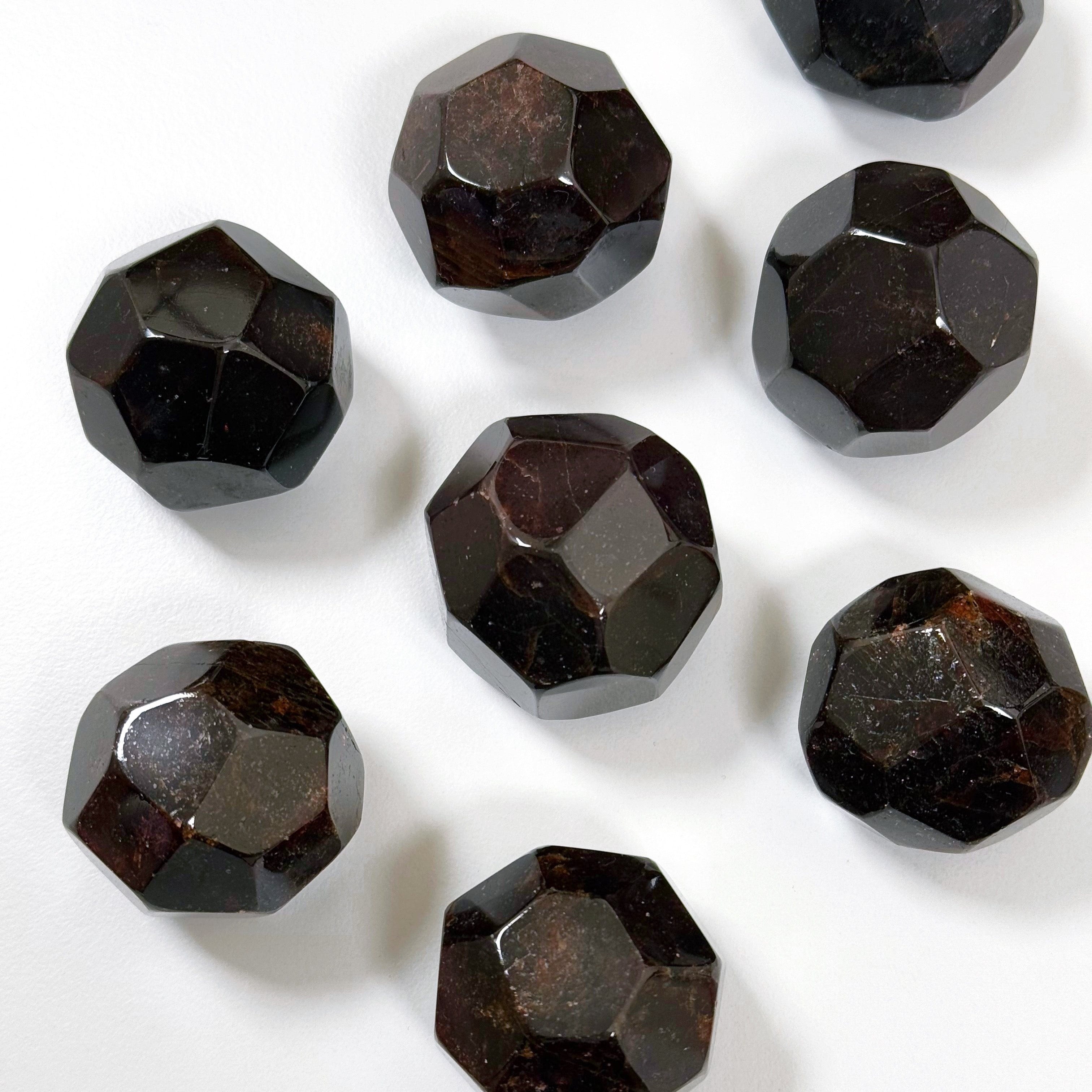GARNET MEATBALL - Black Friday sale, garnet, garnet meatball, Leo season, meatball, polished, winter solstice - The Mineral Maven