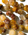 GOLDEN HEALER QUARTZ CHONK - 2025 vibes, 33 bday, 444 sale, Black Friday sale, bulk, end of year sale, golden healer, golden healer quartz, hematoid quartz, holiday sale, pocket crystal, pocket crystals, pocket stone, tumble, tumbled stone, tumbles - The Mineral Maven