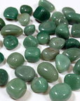 GREEN AVENTURINE TUMBLE - good luck + abundance, green aventurine, pocket crystal, pocket crystals, pocket stone, recently added, spring things, tumble, tumbled stone, tumbles - The Mineral Maven