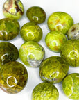 GREEN OPAL CHONK - end of year sale, Friday the 13th, green opal, grief gift bundle, holiday sale, pocket crystal, pocket stone, recently added, tumble, tumbled, tumbled stone, tumbles - The Mineral Maven