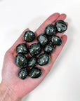 HEMATITE CHONK - 2025 vibes, 33 bday, Black Friday sale, chonk, end of year sale, focus gift bundle, hematite, holiday sale, pocket crystal, pocket stone, protection gift bundle, tumble, tumbled, tumbled stone - The Mineral Maven