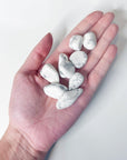 HOWLITE TUMBLE - 33 bday, 444 sale, bulk, calm gift bundle, emotional support, end of year sale, flash sale, holiday sale, howlite, new year sale, pocket crystal, tumble, tumbles, white - The Mineral Maven