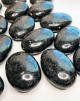 INDIAN NUUMITE (COPPERNITE) PALM STONE - 444 sale, coppernite, flash sale, indian nuumite, new year sale, nuumite, palm, palm stone, polished - The Mineral Maven