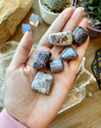 KAMMERERITE TUMBLE - 33 bday, 444 sale, Black Friday sale, bulk, end of year sale, flash sale, holiday sale, kammererite, new year sale, pocket crystal, tumble - The Mineral Maven