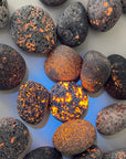 LAKE SUPERIOR "FIRELITE" UV STONE - Black Friday sale, emberlite, firelite, lake superior, pocket crystal, tumble, uv fluorescent, yooperlite - The Mineral Maven