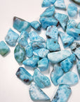LARIMAR TUMBLE - Black Friday sale, larimar, pocket crystal, tumble - The Mineral Maven