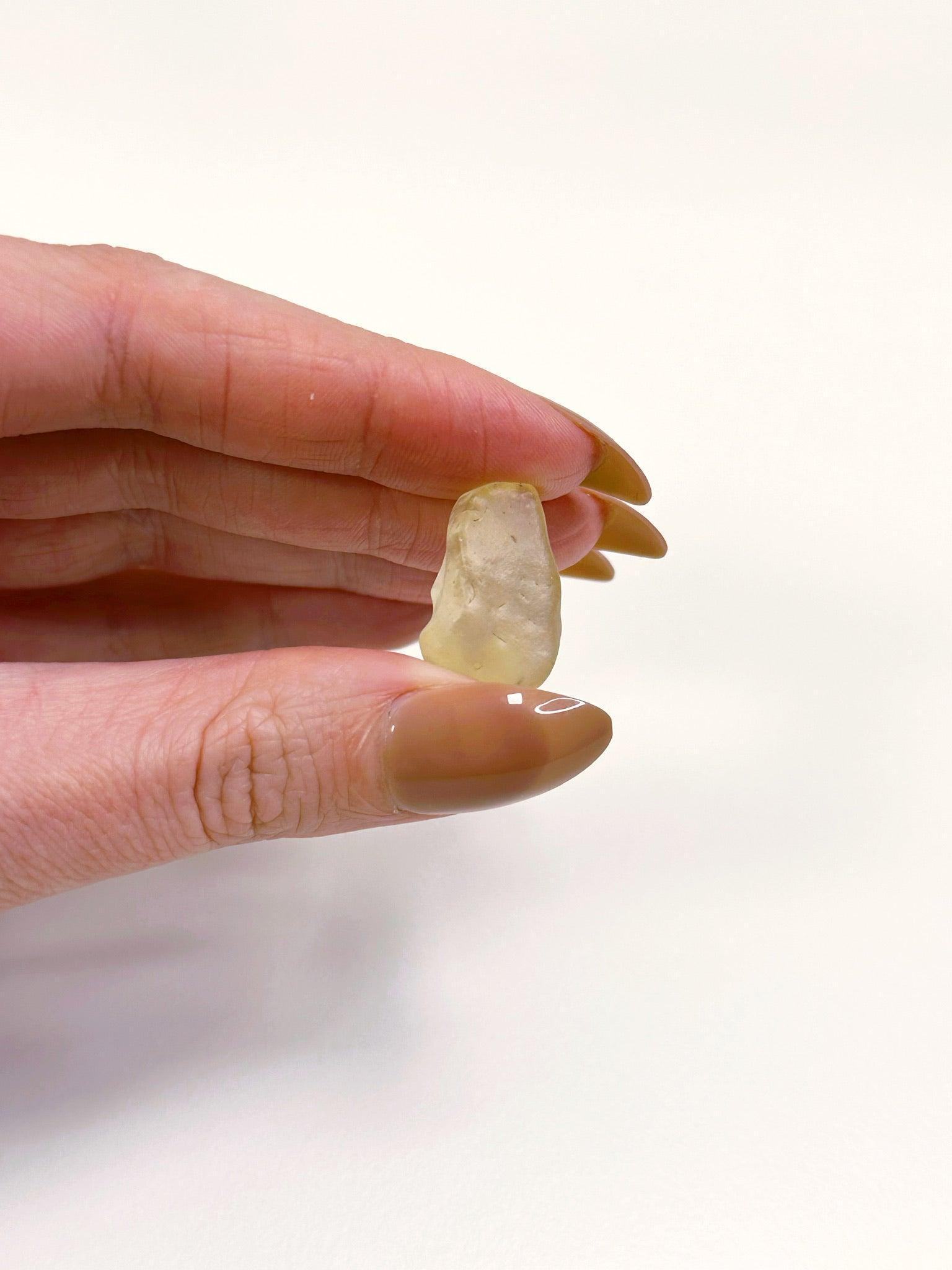 LIBYAN DESERT GLASS 4 - libyan desert glass, new year new crystals, tektite - The Mineral Maven