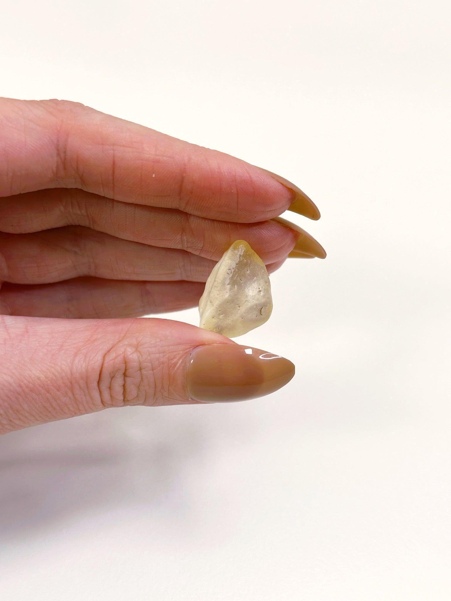 LIBYAN DESERT GLASS 4 - libyan desert glass, new year new crystals, tektite - The Mineral Maven
