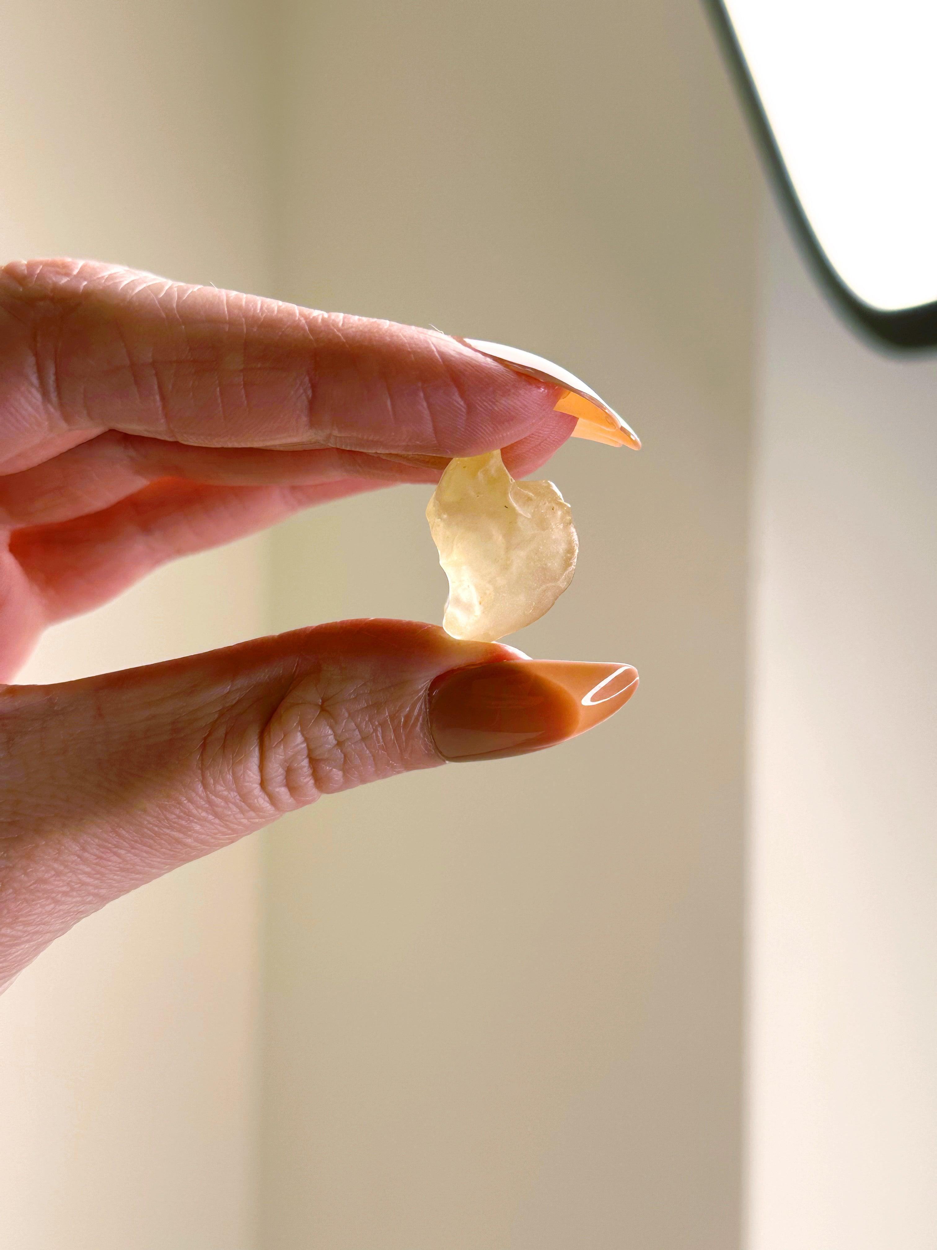 LIBYAN DESERT GLASS 6 - libyan desert glass, new year new crystals, tektite - The Mineral Maven
