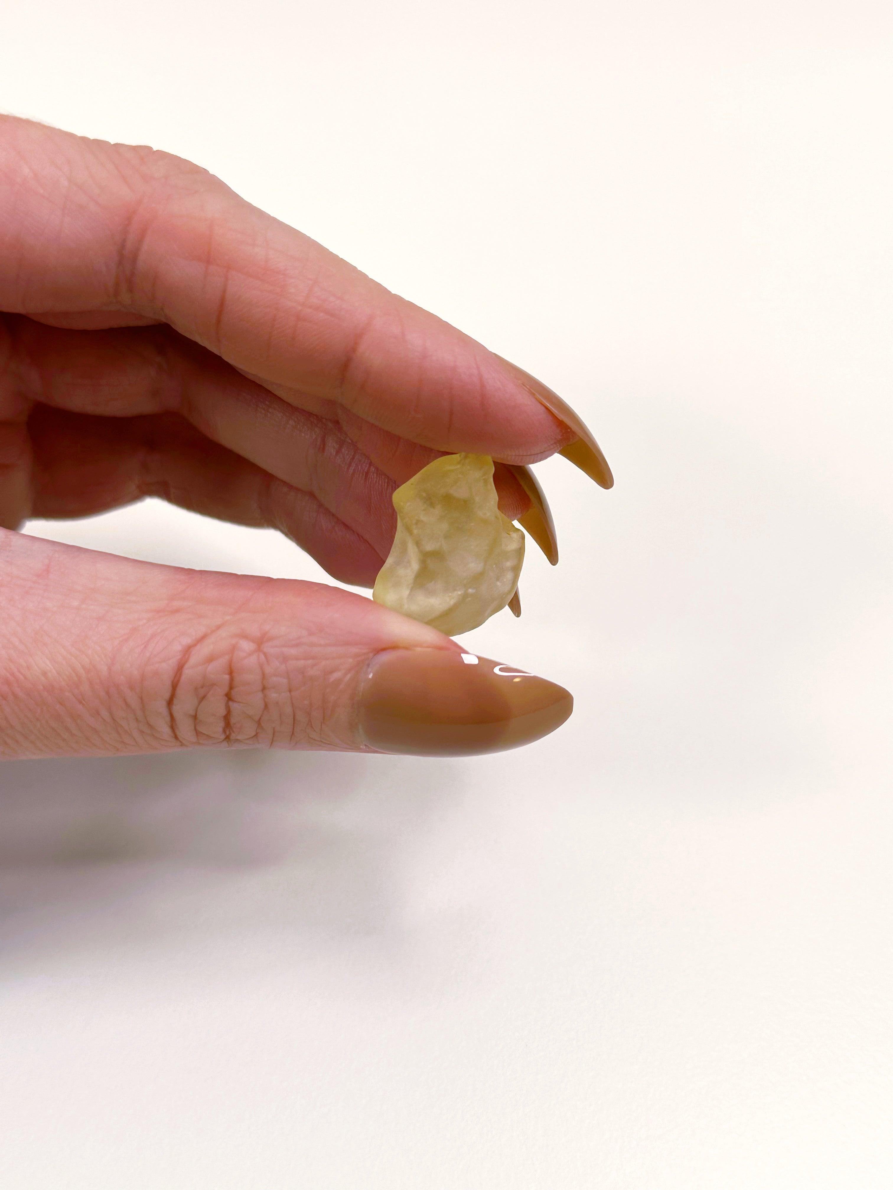 LIBYAN DESERT GLASS 6 - libyan desert glass, new year new crystals, tektite - The Mineral Maven