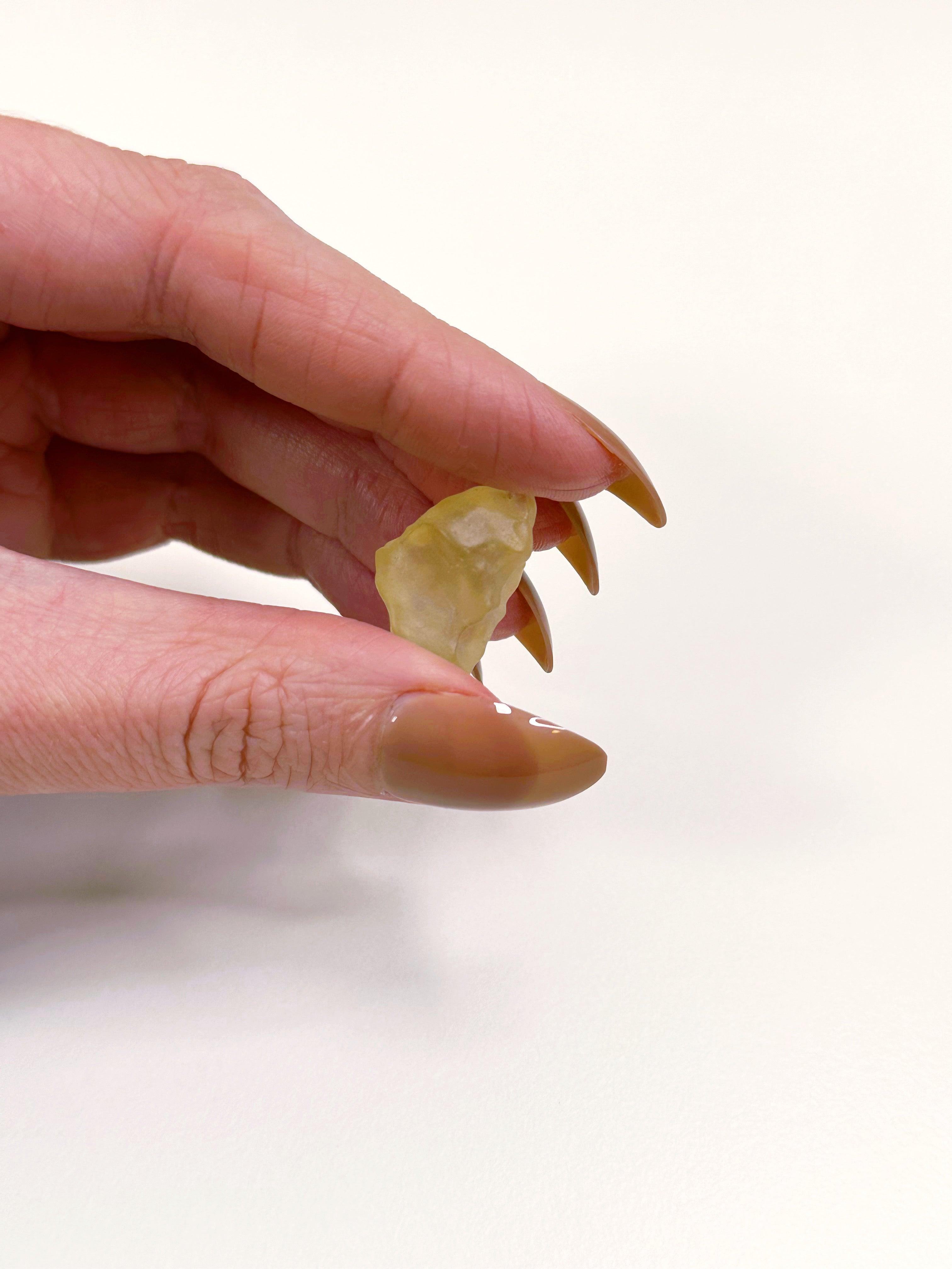 LIBYAN DESERT GLASS 6 - libyan desert glass, new year new crystals, tektite - The Mineral Maven