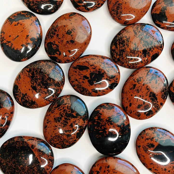 MAHOGANY OBSIDIAN PALM STONE