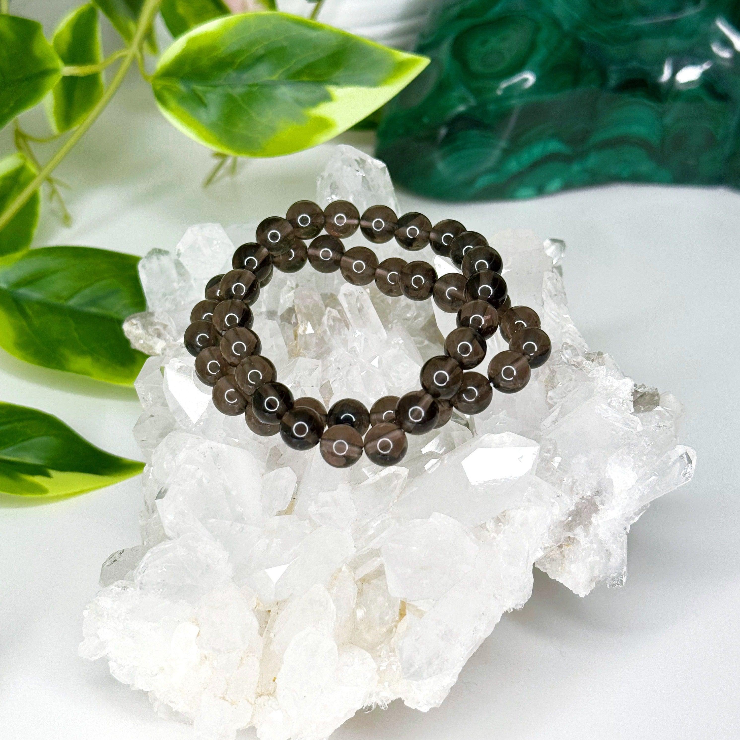 MIDNIGHT LACE OBSIDIAN 8mm - HANDMADE CRYSTAL BRACELET - 8mm, black, black obsidian, bracelet, crystal bracelet, earth, Friday the 13th, handmade bracelet, jewelry, lace obsidian, market bracelet, midnight lace obsidian, obsidian, recently added, sagittarius, scorpio, Wearable - The Mineral Maven