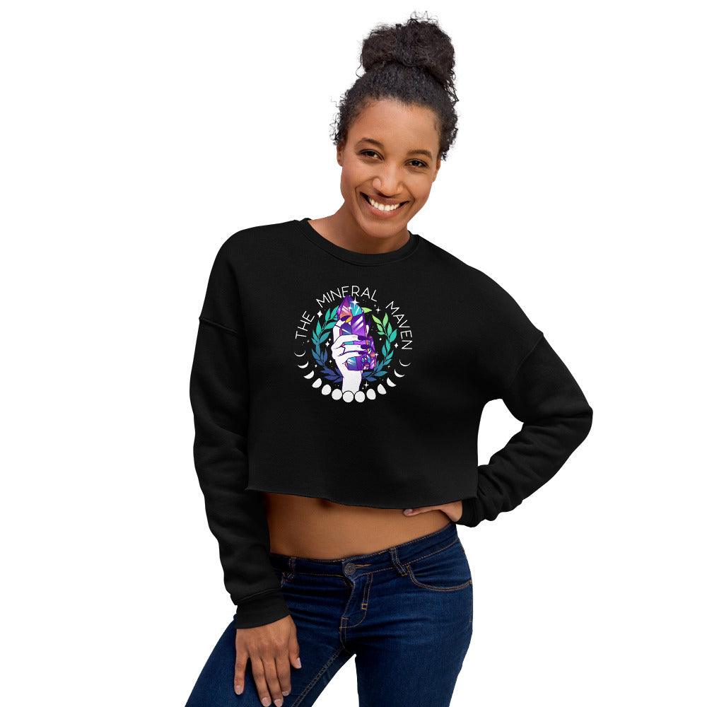 MM COLOR LOGO - CROP SWEATSHIRT - apparel, crop sweatshirt, Friday the 13th, sweatshirt - The Mineral Maven