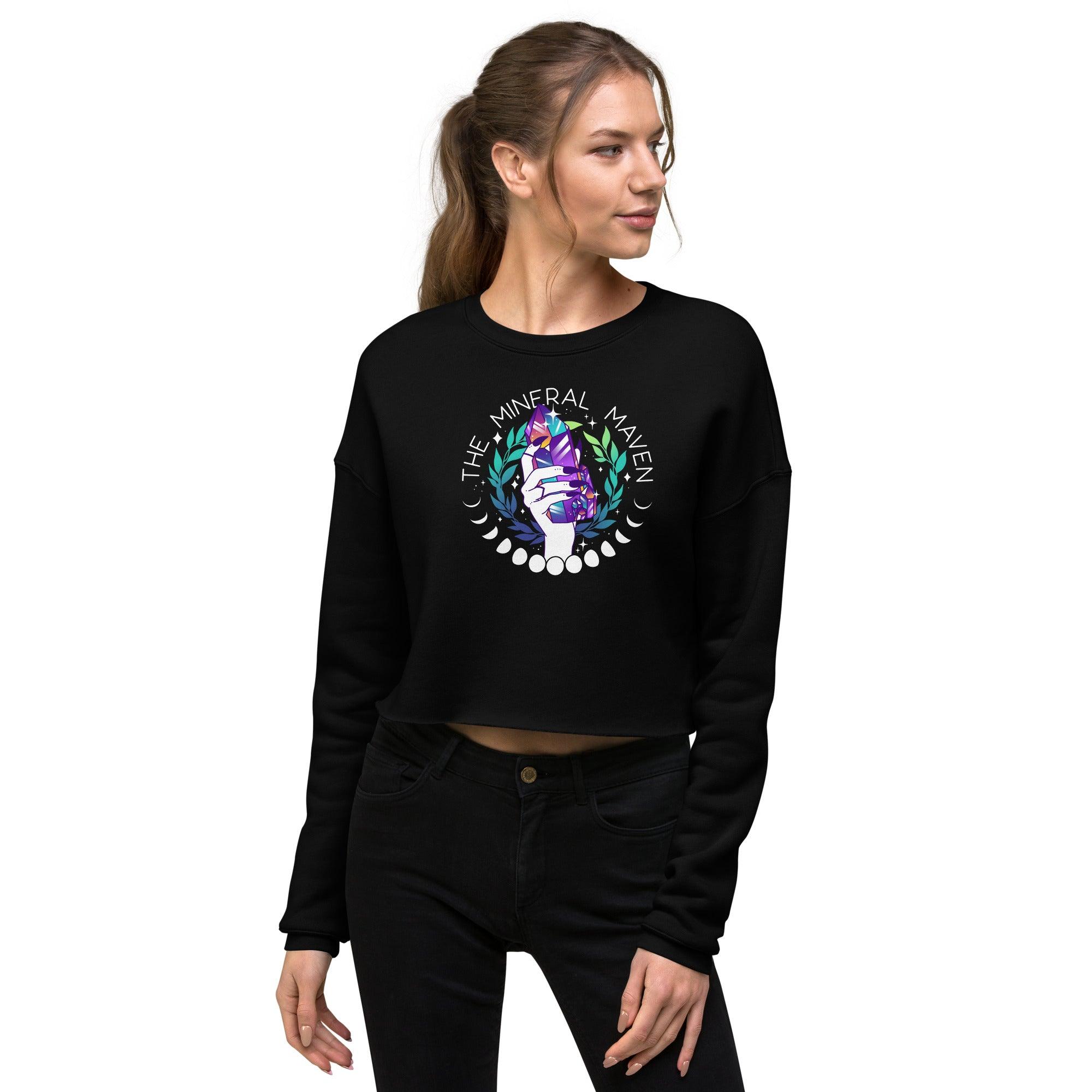 MM COLOR LOGO - CROP SWEATSHIRT - apparel, crop sweatshirt, Friday the 13th, sweatshirt - The Mineral Maven