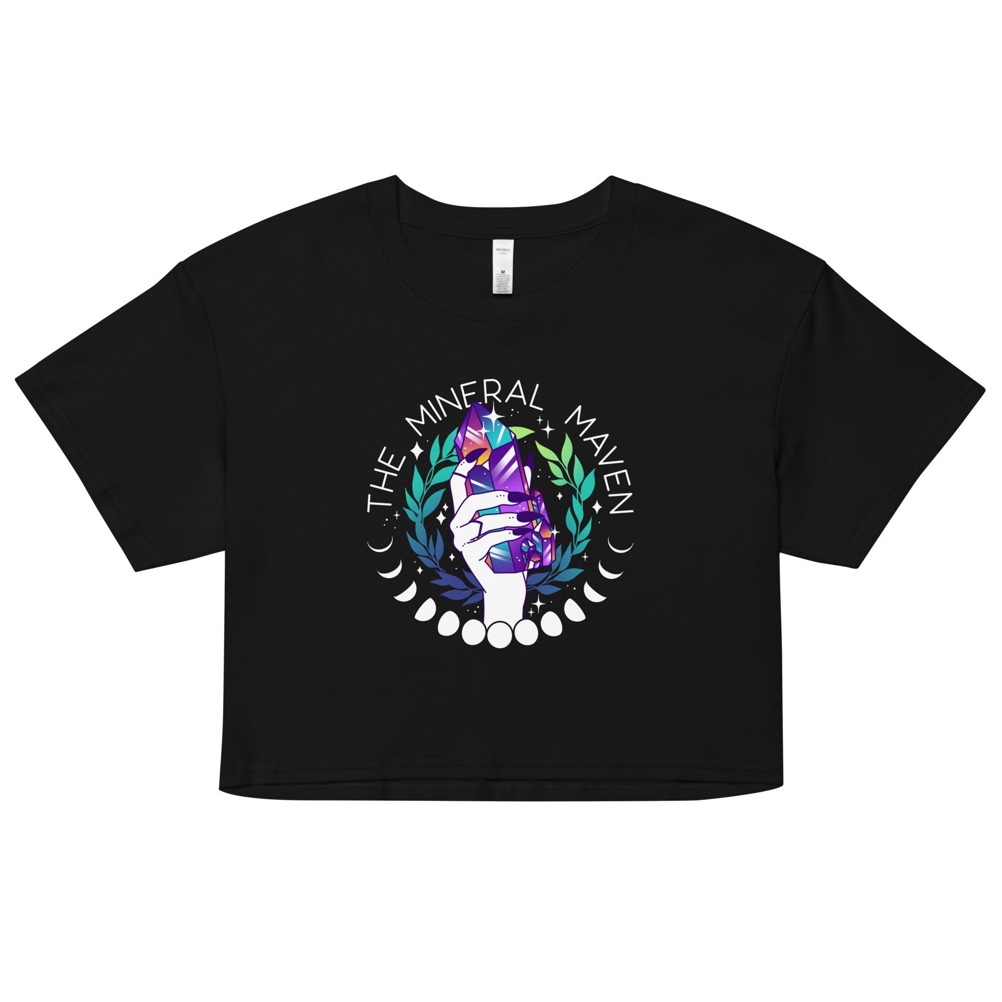 MM LOGO - CROP TOP - apparel, crop top, cropped tee, spring collection, tee - The Mineral Maven