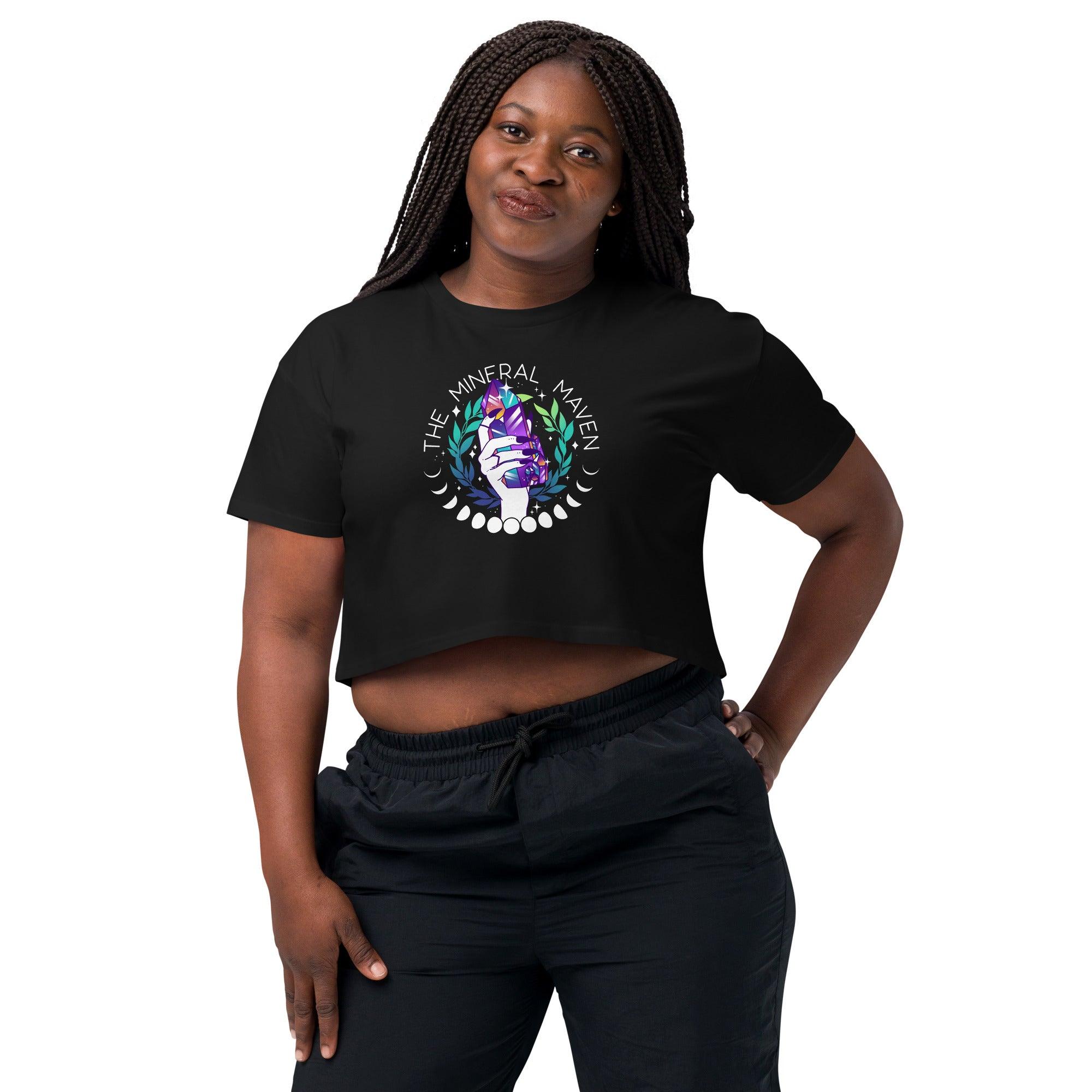 MM LOGO - CROP TOP - apparel, crop top, cropped tee, spring collection, tee - The Mineral Maven