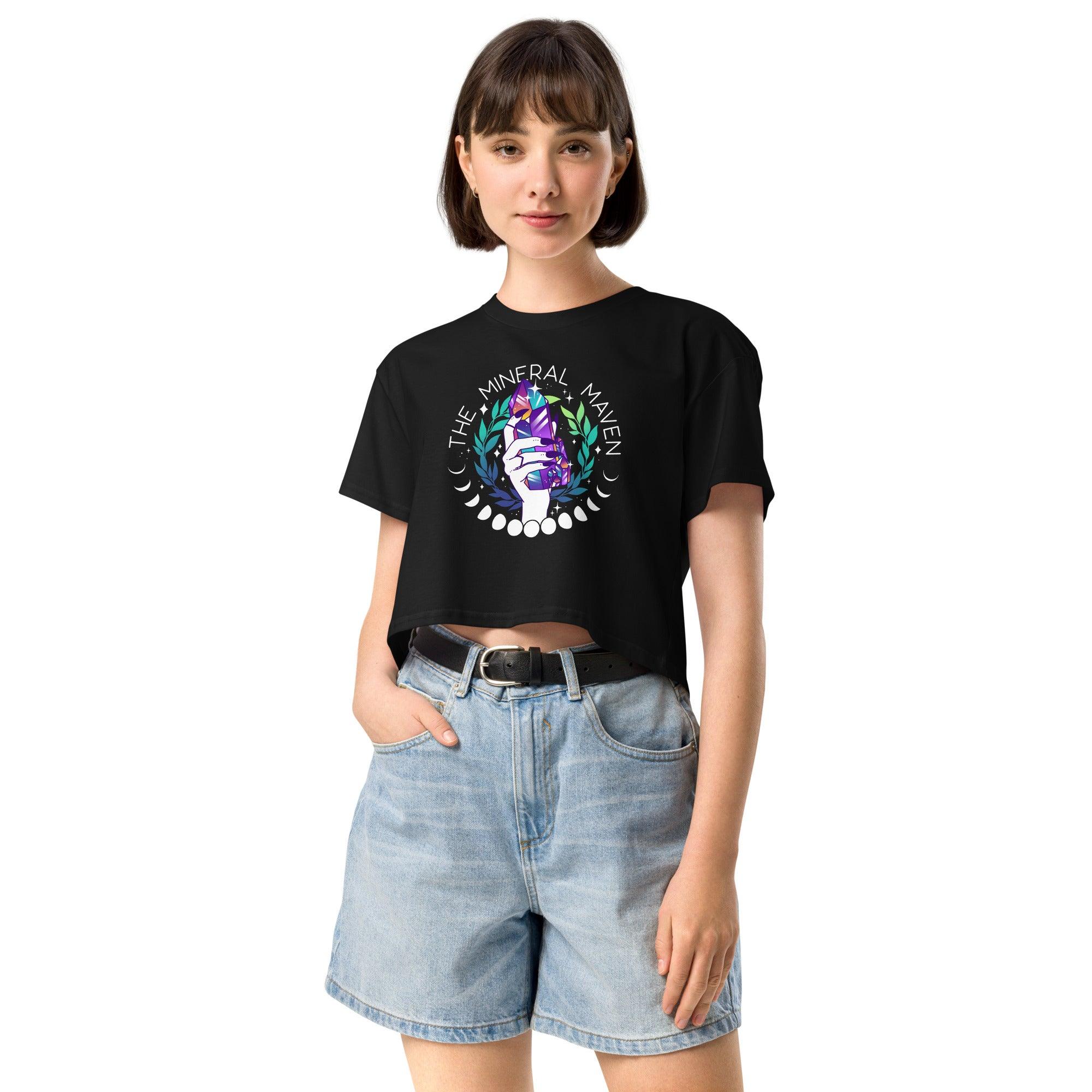 MM LOGO - CROP TOP - apparel, crop top, cropped tee, spring collection, tee - The Mineral Maven