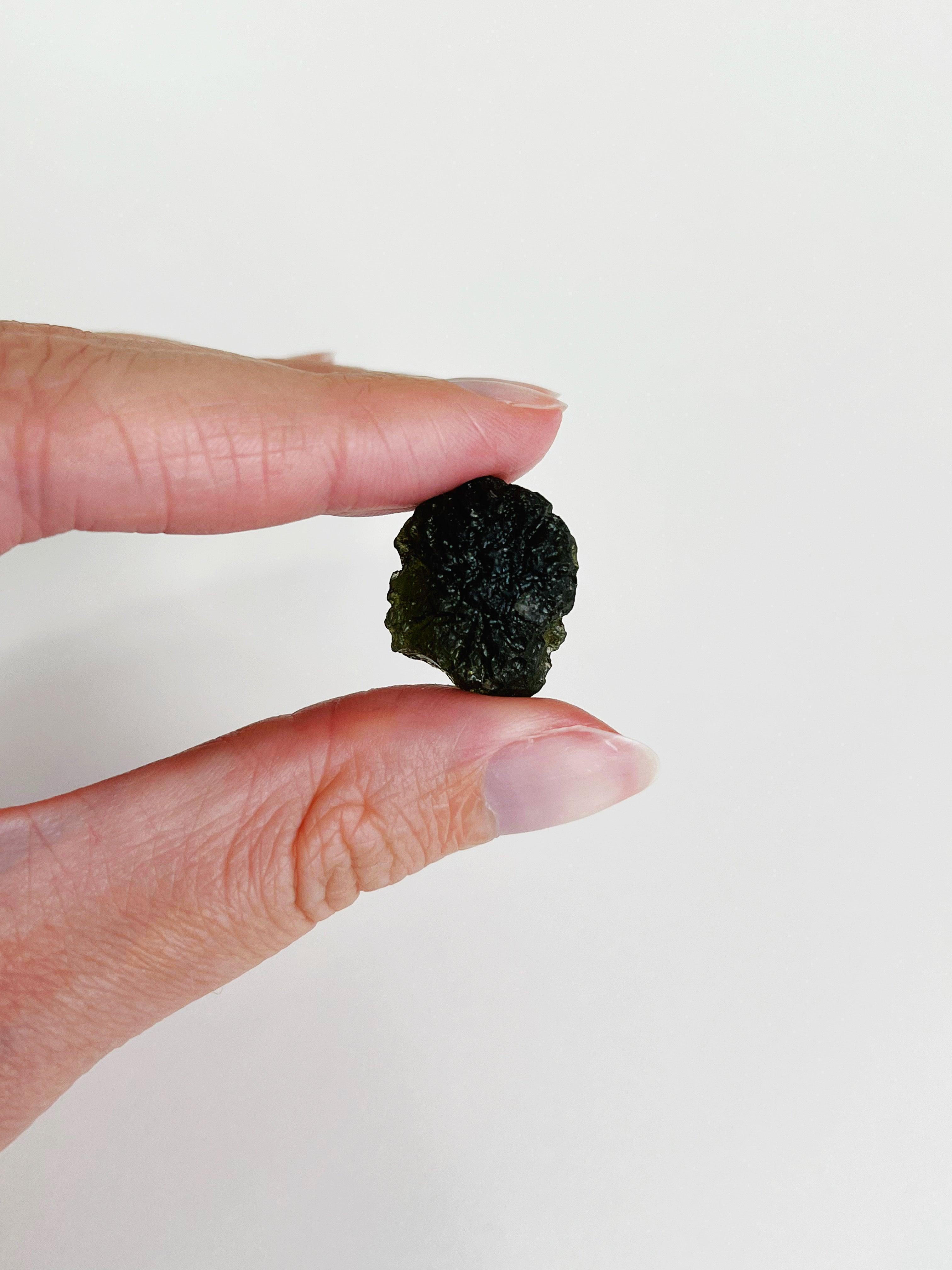 MOLDAVITE 3 - moldavite, tektite - The Mineral Maven