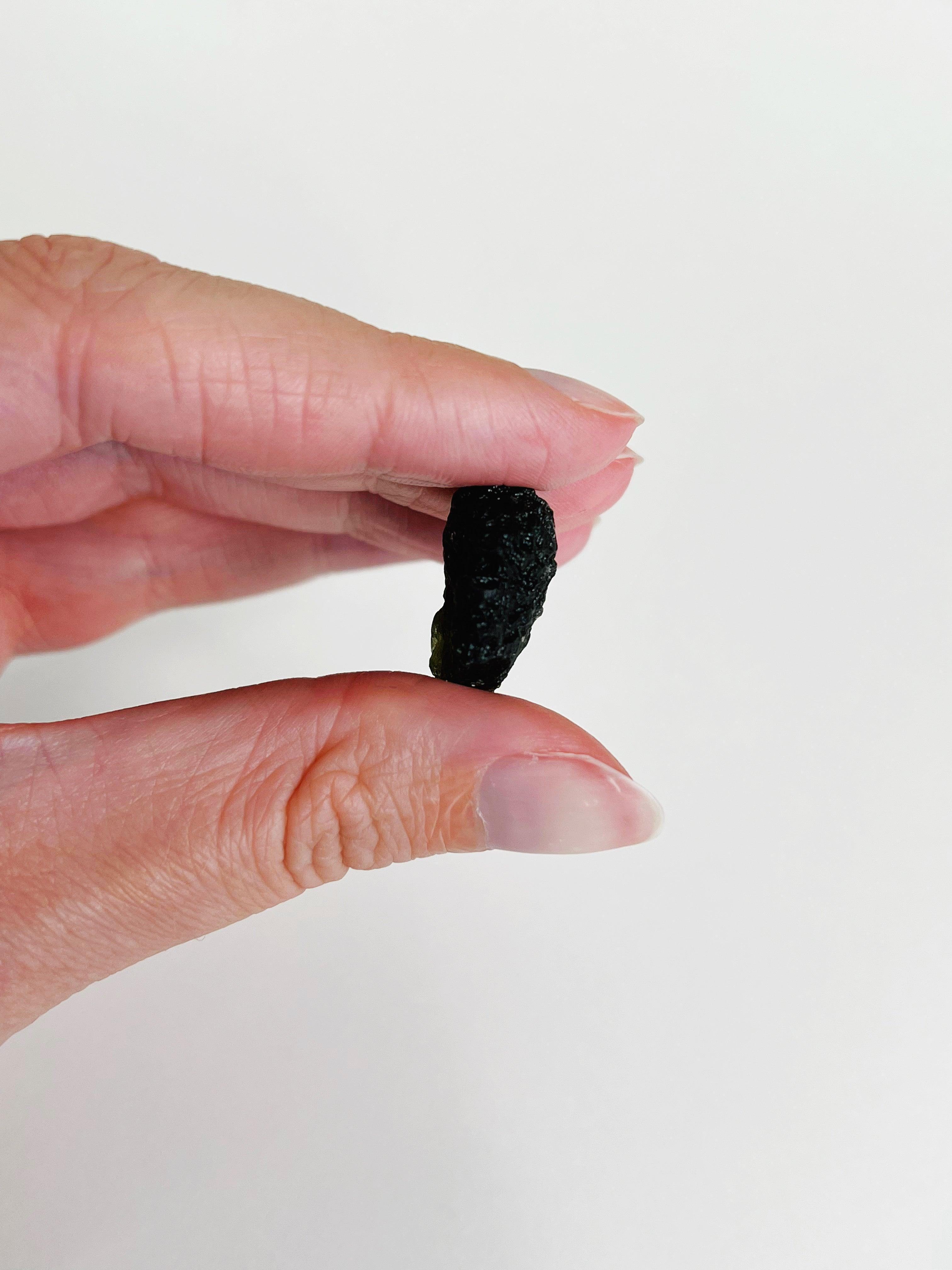 MOLDAVITE 3 - moldavite, tektite - The Mineral Maven