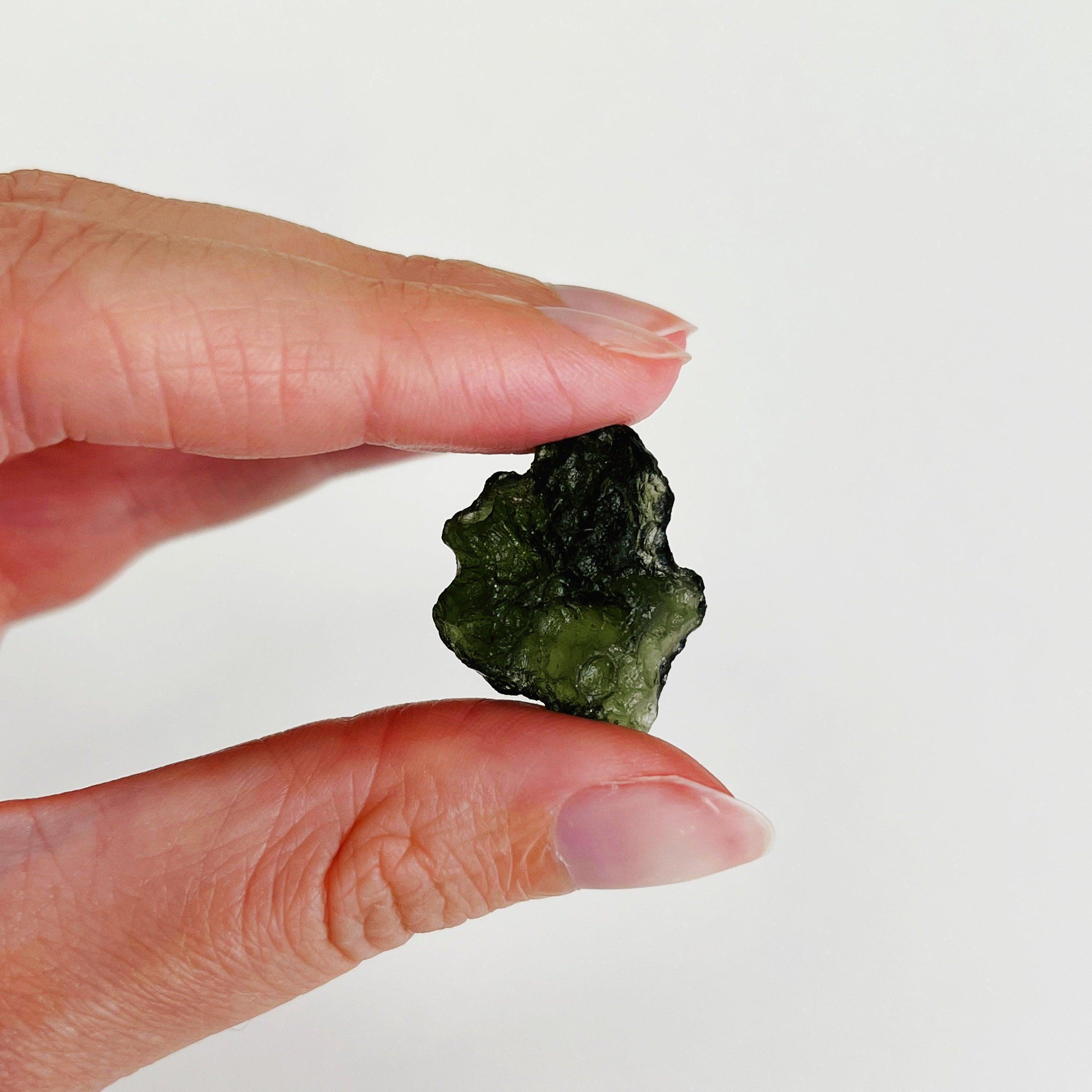 MOLDAVITE 4 - moldavite, tektite - The Mineral Maven