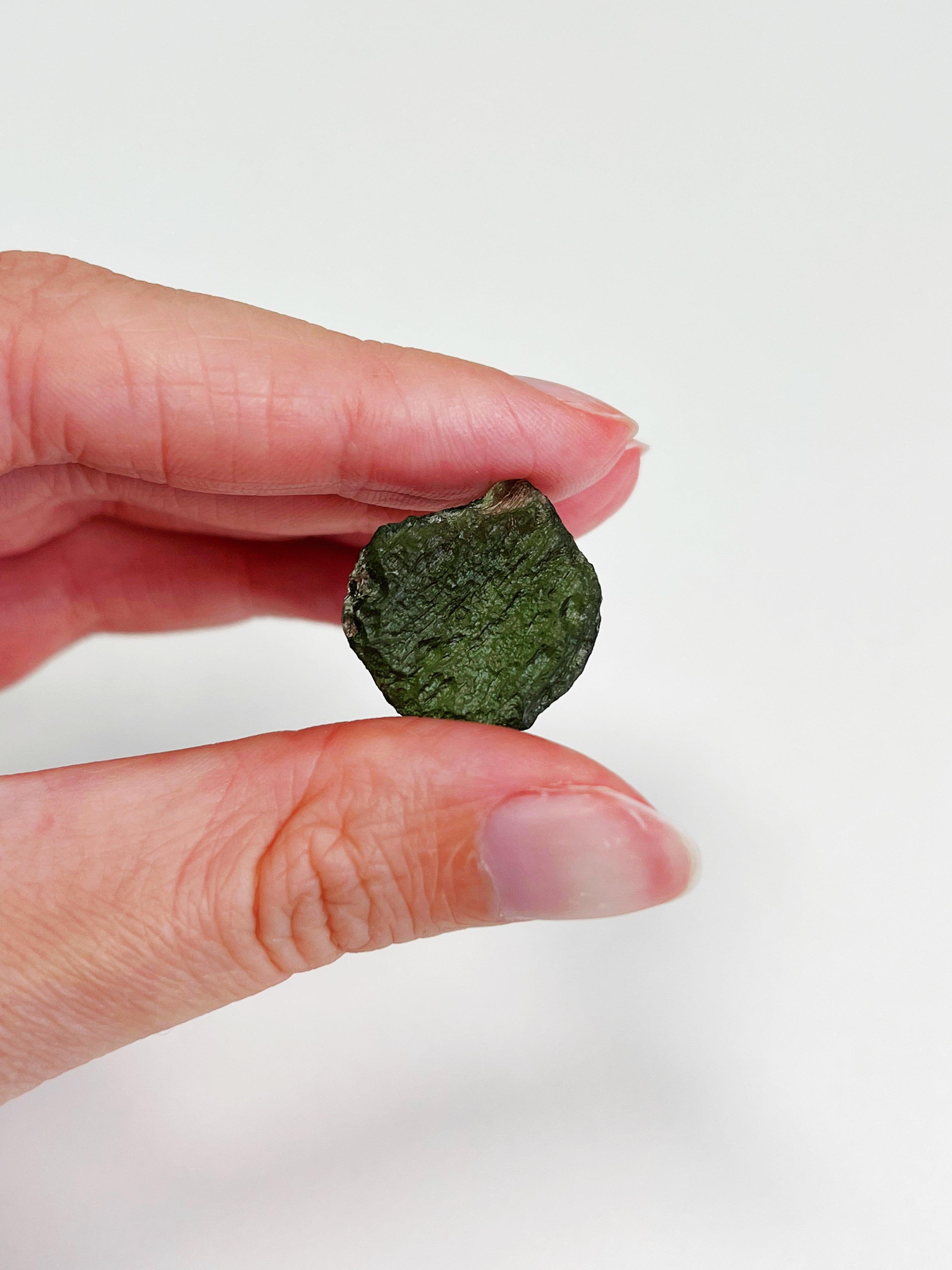 MOLDAVITE 5 - moldavite, tektite - The Mineral Maven