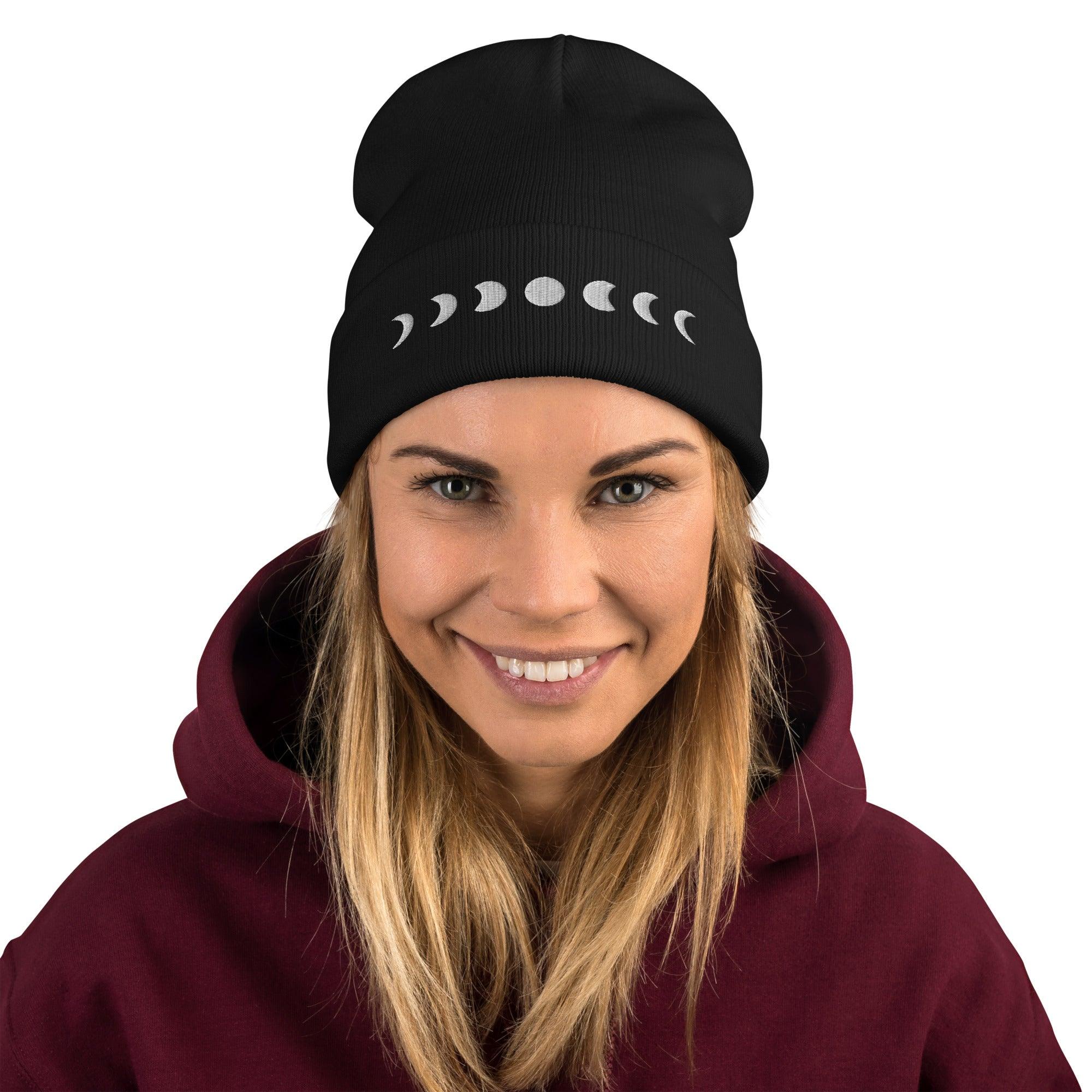 MOON PHASE - BEANIE - apparel, Scorpio Season - The Mineral Maven