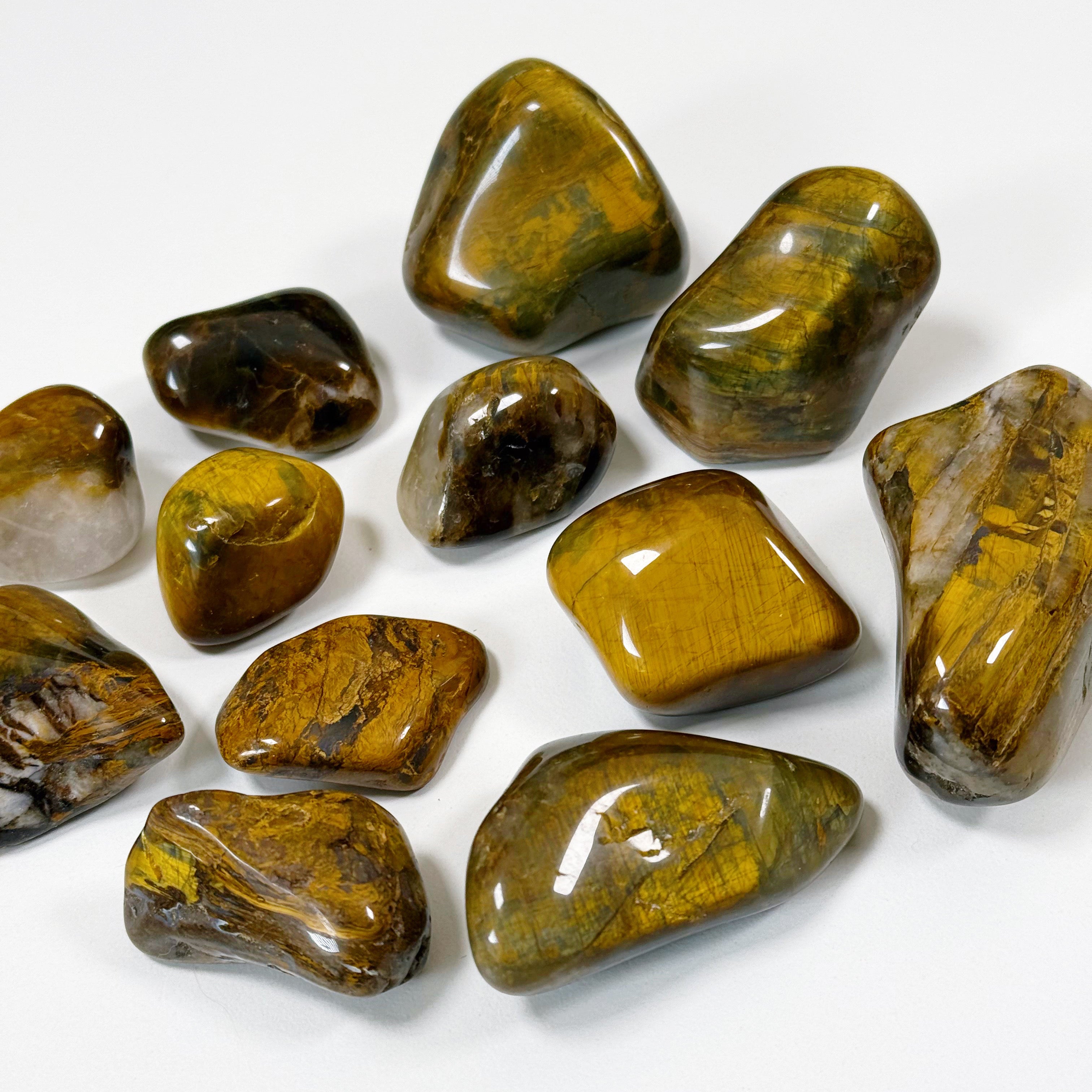 NELLITE TUMBLE - crystals for beginners, leo, Nellie, nellite, pietersite, pocket crystal, pocket crystals, pocket stone, tigers eye, tucson mini drop, tumble - The Mineral Maven