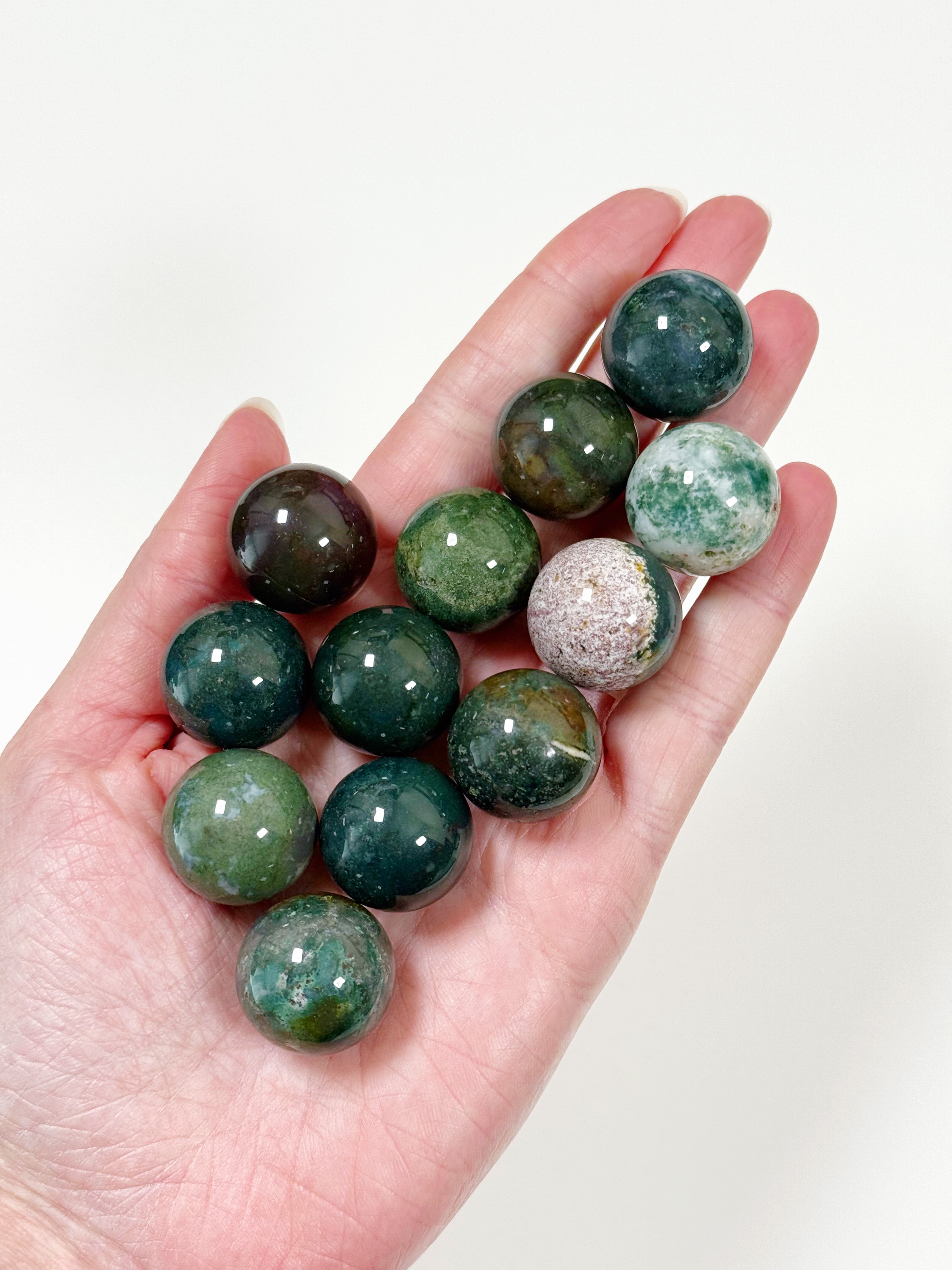 OCEAN JASPER MINI SPHERE - 6th anniversary, mini sphere, ocean jasper, pocket crystal, pocket crystals, pocket stone, polished, polished stone, sphere - The Mineral Maven