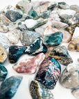 OCEAN JASPER TUMBLE - 33 bday, Black Friday sale, bulk, cancer season, emotional support, end of year sale, flash sale, holiday sale, jasper, new year sale, ocean jasper, pocket crystal, spring equinox, tumble, tumbled, tumbles - The Mineral Maven