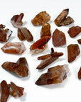 'OXBLOOD' HEMATITE IN QUARTZ POINT - Black Friday sale, crystals, hematite, hematite in quartz, hematoid quartz, oxblood hematite in quartz, quartz cluster, raw crystal, raw point, raw stone, rough crystal, Rough Stone - The Mineral Maven