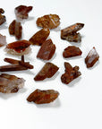 'OXBLOOD' HEMATITE IN QUARTZ POINT - Black Friday sale, crystals, hematite, hematite in quartz, hematoid quartz, oxblood hematite in quartz, quartz cluster, raw crystal, raw point, raw stone, rough crystal, Rough Stone - The Mineral Maven