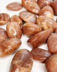 PEACH MOONSTONE/SUNSTONE TUMBLE - 2025 vibes, 33 bday, abundance gift bundle, Black Friday sale, career, confetti sunstone, emotional support, end of year sale, fertility, golden sunstone, good luck + abundance, holiday sale, Leo szn, moonstone, new year sale, peach moonstone, pocket crystal, pocket stone, solar eclipse, spring equinox, spring things, sunstone, tumble - The Mineral Maven