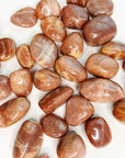 PEACH MOONSTONE/SUNSTONE TUMBLE - 2025 vibes, 33 bday, abundance gift bundle, Black Friday sale, career, confetti sunstone, emotional support, end of year sale, fertility, golden sunstone, good luck + abundance, holiday sale, Leo szn, moonstone, new year sale, peach moonstone, pocket crystal, pocket stone, solar eclipse, spring equinox, spring things, sunstone, tumble - The Mineral Maven