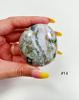 PICK YOUR OWN: 8TH VEIN OCEAN JASPER PALM STONE (EXTRA GRADE) - 8th vein, emotional support, ocean jasper, palm stone, palmstone, tucson update - The Mineral Maven