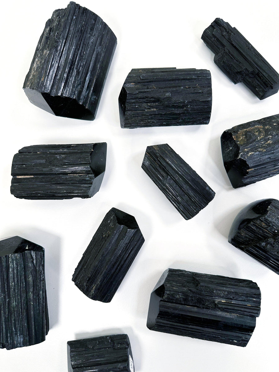 PICK YOUR OWN: BLACK TOURMALINE TOWERS - 444 sale, black tourmaline, new year sale, one of a kind, polished, raw crystal, raw stone, solstice, Tourmaline - The Mineral Maven