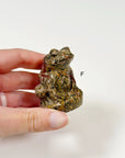 PICK YOUR OWN: CRYSTAL SITTING FROG - 6th anniversary, crystal critter, crystal frog, frog, green aventurine, leopard jasper, leopardskin jasper, obsidian, quartz, red jasper, rose quartz, sitting frog, sodalite - The Mineral Maven