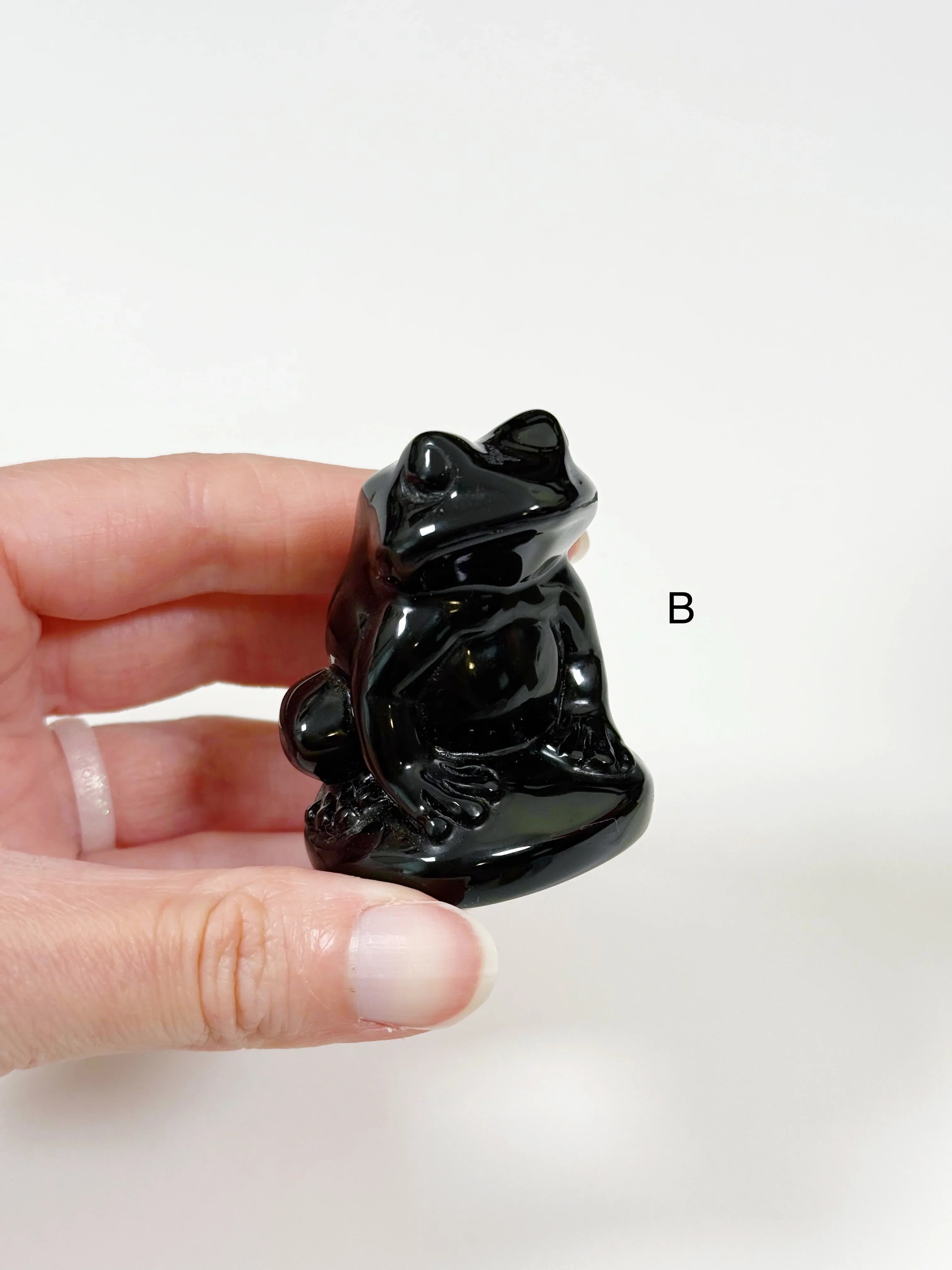 PICK YOUR OWN: CRYSTAL SITTING FROG - 6th anniversary, crystal critter, crystal frog, frog, green aventurine, leopard jasper, leopardskin jasper, obsidian, quartz, red jasper, rose quartz, sitting frog, sodalite - The Mineral Maven